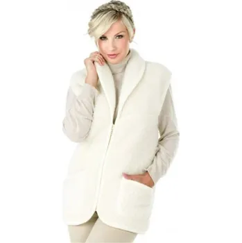 Dámská vesta Ovčí věci Šálová vesta z ovčí vlny Barva: Přírodní, Velikost: M - přes prsa 108 cm