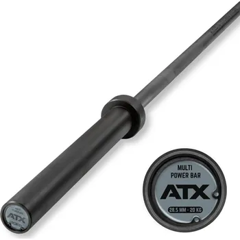 Tyč činky Osa Cerakote ATX LINE 2200/50 mm, 20 kg - GREY