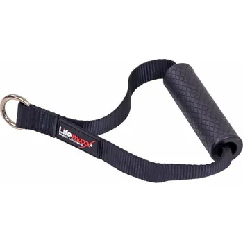 Příslušenství pro posilovací stroj a lavici Jednoruční úchop LIFEMAXX, řemínek