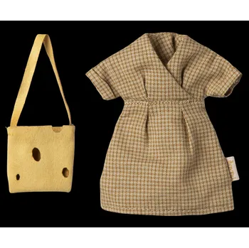 Dětské zboží Maileg - Oblečení pro mamku myšku - šaty a taška