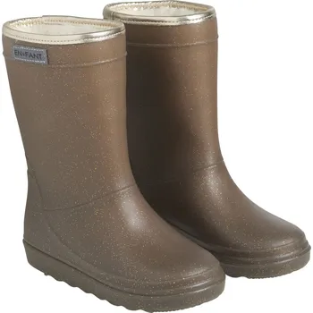 Chlapecká obuv EnFant - Zateplené dětské holínky - Metalic Chocolate Chip -vel.22,23,24,25 Velikost: 22