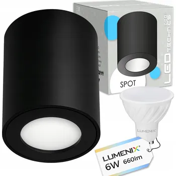 Venkovní osvětlení Bodové svítidlo VENKOVNÍ VODĚODOLNÉ hermetické trubkové přisazené halogenové IP65 GU10 6W