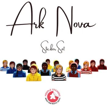 Příslušenství k deskovým hrám MeepleStickers Samolepky pro Ark Nova