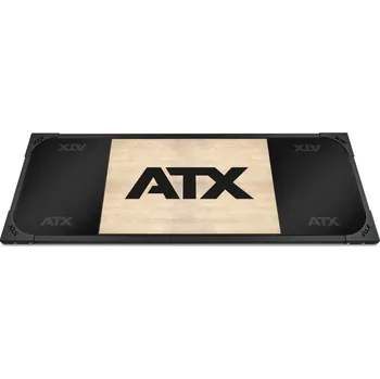 Zátěžová podložka Platforma ATX LINE Deadlift II, Guma, 250 x 88 cm - logo, Classic