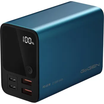 Powerbanka Powerbank GoGEN 27000mAh, PB270001BL, PD65W - modrá