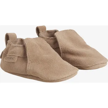 Chlapecké tenisky Enfant - Kožené capáčky z broušené kůže - Affogat Velikost: 25