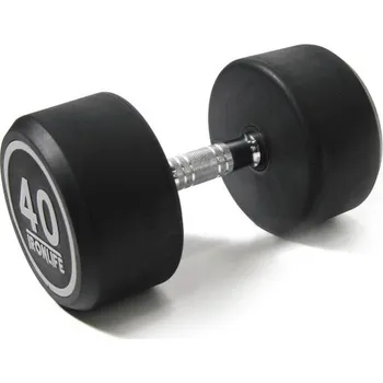 Tyč činky Jednoruční činka pogumovaná IRONLIFE 40 kg