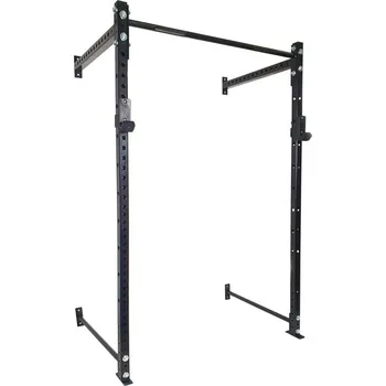 Posilovací věž Half Rack na zeď IRONLIFE, výška 195 cm, J-hooks v ceně, nosnost 400 kg, rám tl. 60 mm