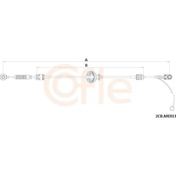 Převodovka Tazne lanko, rucni prevodovka COFLE 92.2CB.ME013