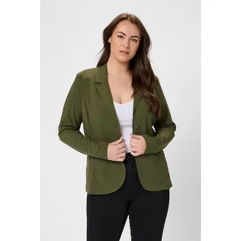 Dámská vesta Bunda KAFFE curve Khaki 7577665 52