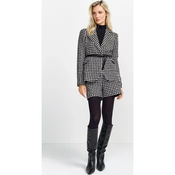 Dámská vesta Bunda Rich&Royal Schwarz/ Weiß 1961238 36