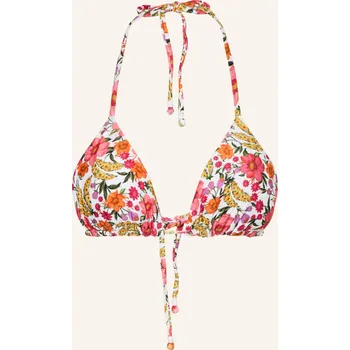 Podprsenka Farm Rio Dámské Trojúhelníkové Bikiny Banana Flowers, bílá /...