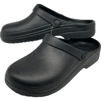 Pánské pantofle Sport Pánské černé gumové nazouváky 01 Barva: Černá, Velikost: 46