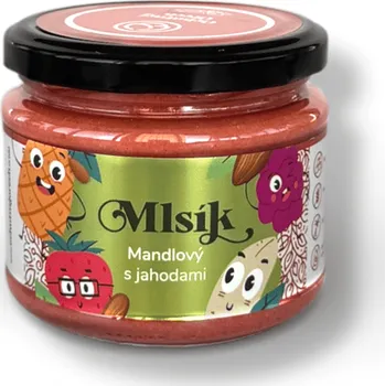 Mlsík krém mandle s jahodami