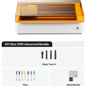 Gravírování xTool M1 Ultra 20W - Světově první řemeslný stroj 4 v 1 - Advanced bundle