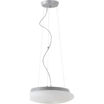 Stmívatelný LED lustr Osmont SATURN L z opálového skla Varianta: SATURN L1, stříbrná, Ø 350 mm, 16 W, 1820 lm, 4000 K