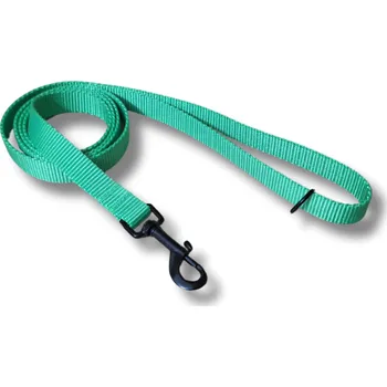 Vodítko pro psa Vodítko pro střední plemena Clasic - NEON ZELENÁ, 20 mm, 1 m, Karabina 82 mm - pro střední plemena - pochromováno