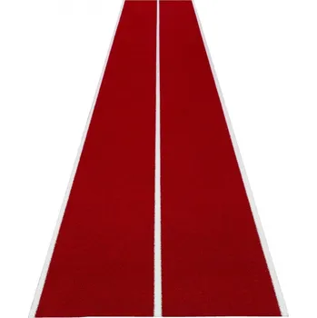 Umělá tráva Sprint Track s pruhem 12,5 x 2 m, tl. 10 mm, červená