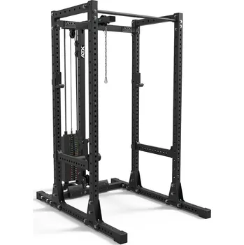 Posilovací klec Power Rack 750 - SET 155 s horní/spodní kladkou + cihličky 125 kg + PUL-3, výška 225 cm