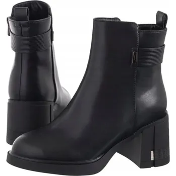 Dámská zimní obuv Kožené kotníkové boty Filippo na klínku, dámské zimní boty Filippo vel. 39