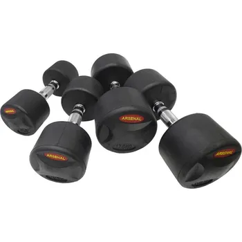 Tyč činky Jednoruční činka ARSENAL; PREMIUM RUBBER, 42,5 kg