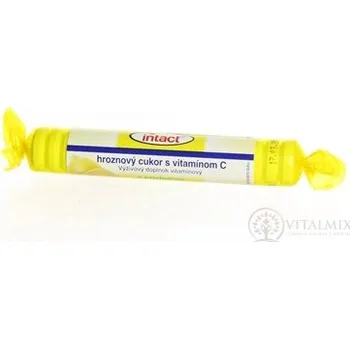 Cukr INTACT HROZNOVÝ CUKR s vitamínem C s příchutí citronu (pastilky v roli) 40g