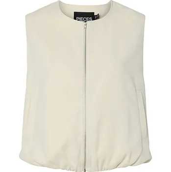 Dámská vesta Vesta Pieces Creme 1447316 XS