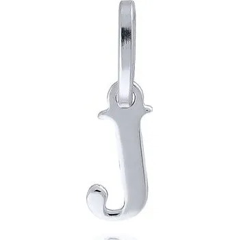 Přívěsek MOISS přívěsek z bílého zlata PÍSMENO J