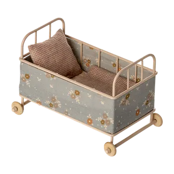 plyšák Maileg - Postýlka pro miminka - Powder