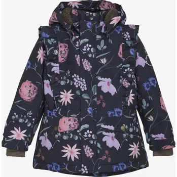 Kojenecká bunda EnFant - Zimní bunda s volánky - Ebony AOP Varianta:: 104