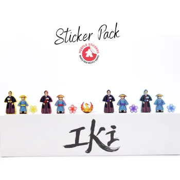 Příslušenství k deskovým hrám MeepleStickers Samolepky pro Iki