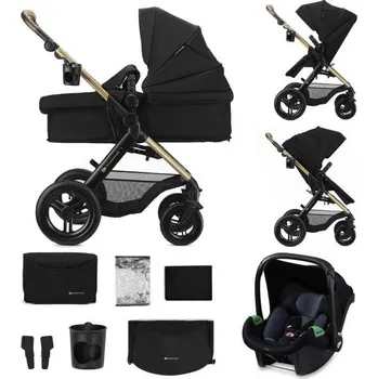 Kočárek KINDERKRAFT Kočárek kombinovaný 3v1 Moov 2 XL Air Black