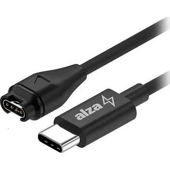 Nabíjecí kabel pro elektromobil AlzaPower USB-C nabíjecí/datový kabel pro Garmin Fenix, Vívoactive, Venu, Forerunner – 1,5m