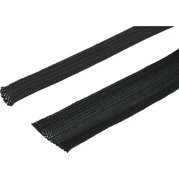 kabelová chránička Ochranný oplet 19 mm se suchým zipem / černý