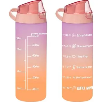 Láhev LÁHEV NA VODU DVOUBAREVNÁ 750 ML, PLAST