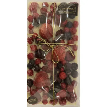 Čokoláda Sklepudiwizsa, Kazimierz Dolny,Polsko BÍLÁ ČOKOLÁDA S OVOCNÝM MIXEM