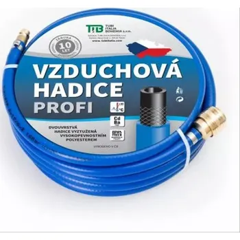 Zahradní hadice Tubi Italia Bohemia Hadice tlaková s rychlospojkami Tubi Profi 6 x 12 mm, délka 5 m modrá