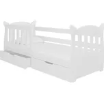 ADRK Dětská postel Lena včetně roštu a matrací Zvolte variantu: Bílá