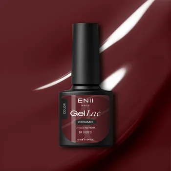 Lak na nehty ENII NAILS Gel lak Ceramic 87 Vibes - gelový lak bez HEMA, 10 ml