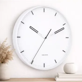 Hodiny Karlsson KA5775BK kulaté nástěnné hodiny, tichý chod