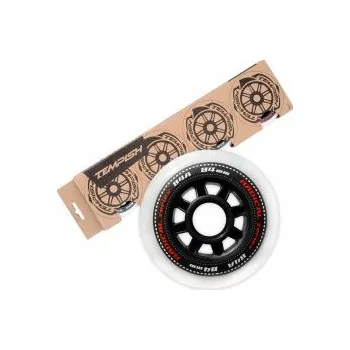 Příslušenství pro in-line Tempish RADICAL 84x24 84A/85A sada koleček (4ks) white Černá sada koleček + DÁREK DLE VÝBĚRU!