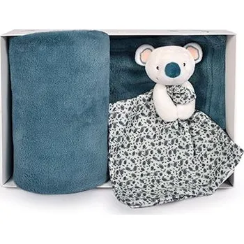 plyšák Doudou Dárková sada šťastná koala Yoca pléd a usínáček