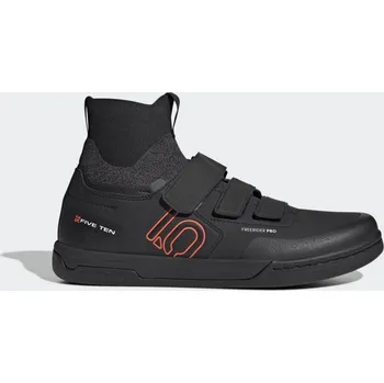 Pánské cyklistické tretry Five Ten Freerider Pro Mid MTB boty core black-solar red-grey three, 7