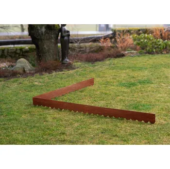 Zahradní obrubník Corgarden Zahradní obrubník MODO - Corten 200 × 14 cm