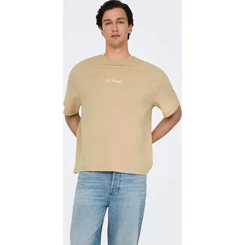 Tričko ONLY & SONS Beige 655135 M