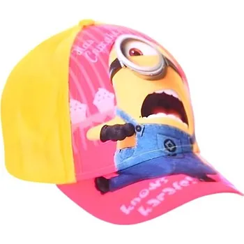 Pokrývka hlavy Sun City Mimoni žlutá 54 - kšiltovka