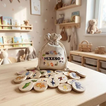 Pexeso art-wood.cz Dřevěné pexeso 24 ks - ZOO