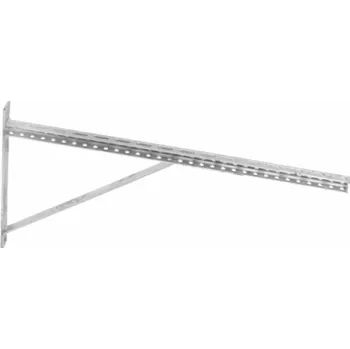 Stolní tenis Stavební konzola s podpěrou HH81308, 800x20 mm, šedá