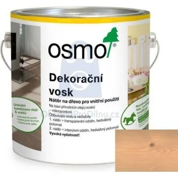 Olej na dřevo Vosk dekorační transparentní BUK pařený 3102, OSMO 125 ml, balení 1 ks