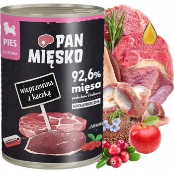 Krmivo pro psa Pan Mięsko krmivo mokré krmivo s vepřovým masem 0,4 kg